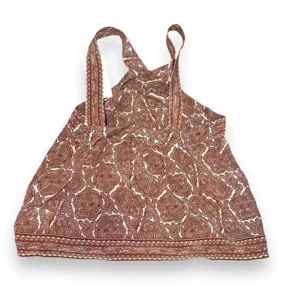 NWT Joie Emre Silk Tank Porcelain Burnt Henna Size Small - Picture 9 of 9